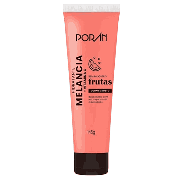 Porán Bem Me Quero Frutas Melancia + Vitamina C - Hidratante Multifuncional 145g