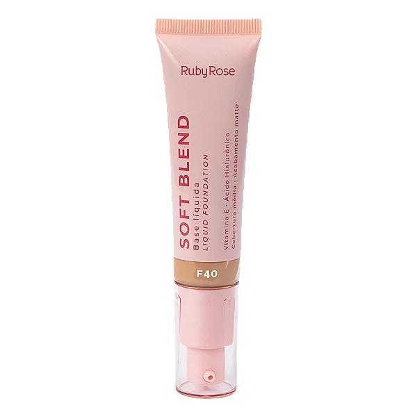 Base Líquida Soft Blend (COR F40) - Ruby Rose