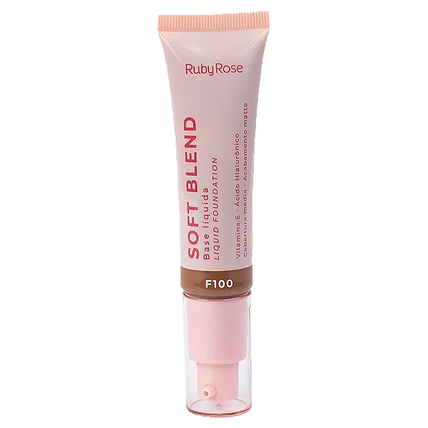 Base Líquida Soft Blend (COR F100) - Ruby Rose