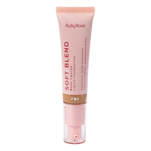 Base Líquida Soft Blend (COR F60) - Ruby Rose
