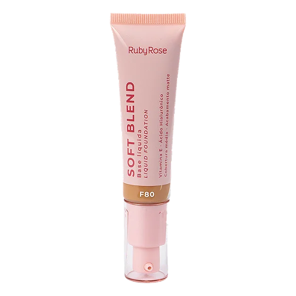 Base Líquida Soft Blend (COR F80) - Ruby Rose