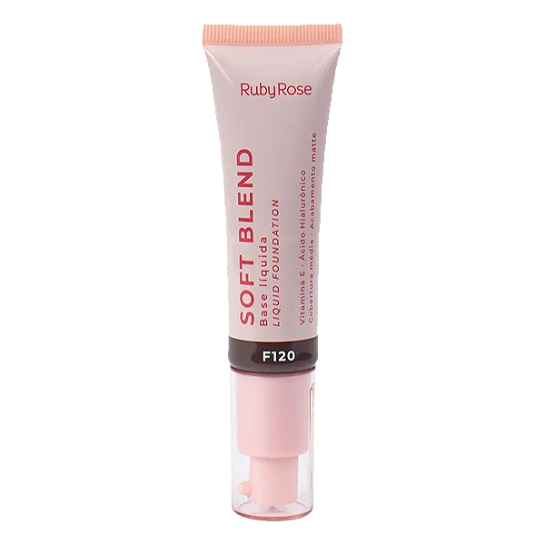 Base Líquida Soft Blend (COR F120) - Ruby Rose