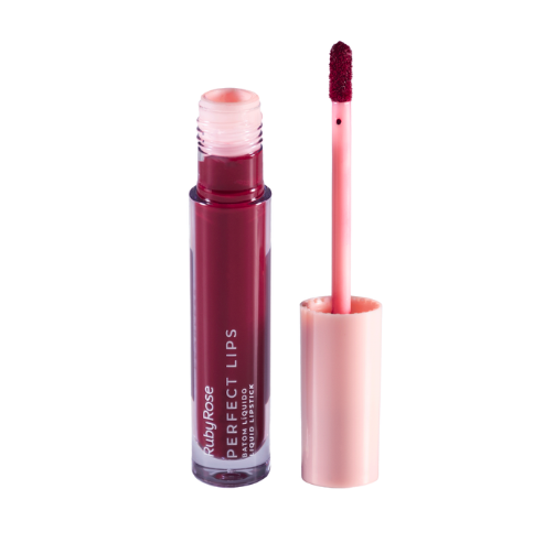 Batom Líquido Perfect Lips Ruby Rose (Cor: Fearless)