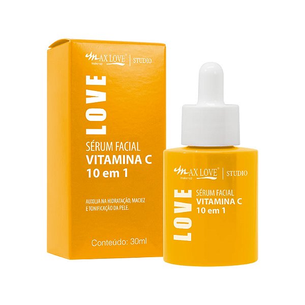 Sérum Facial 10 em 1 Vitamina C - Max Love