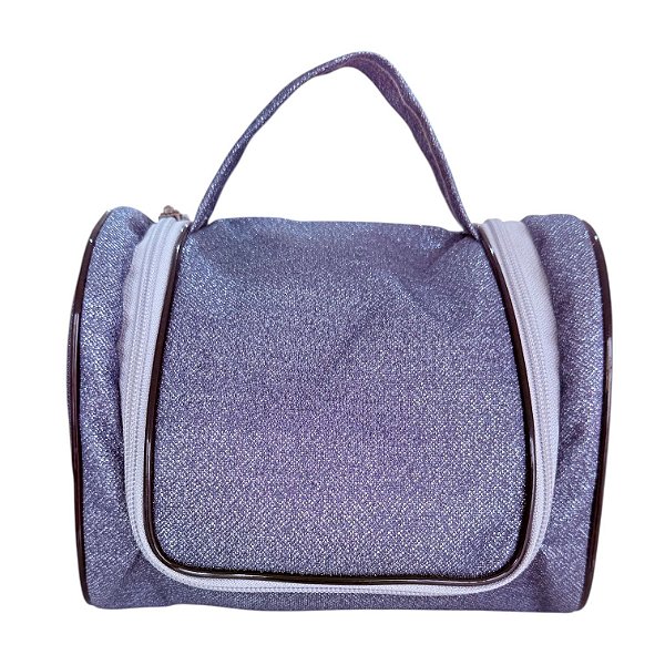 Nécessaire Azul com Brilho