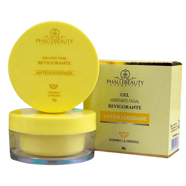 Gel Creme Hidratante Facial Revigorante - Phallebeauty
