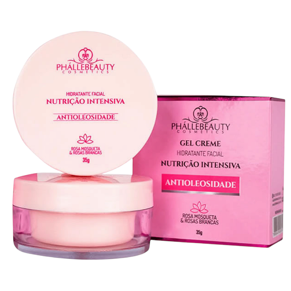 Gel Creme Hidratante Facial Nutrição Intensa - Phallebeauty