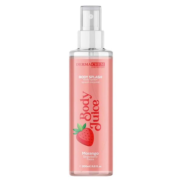 Body Splash Morango - Dermachem 200ml