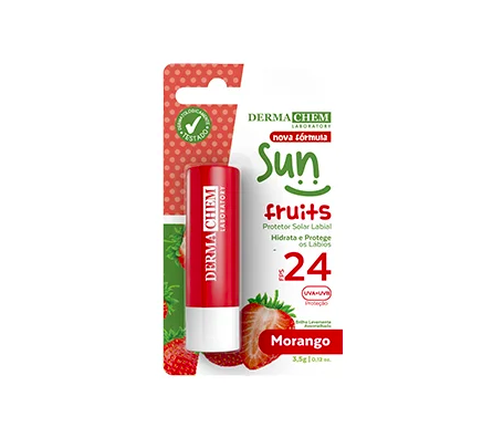 Protetor Solar Labial FPS 24 Morango 3,5g