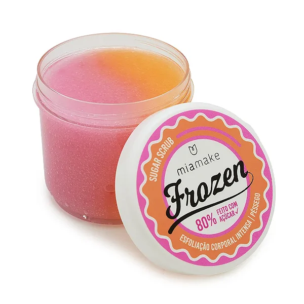 Esfoliante Corporal Sugar Scrub Frozen de Pêssego - Mia Make 160g