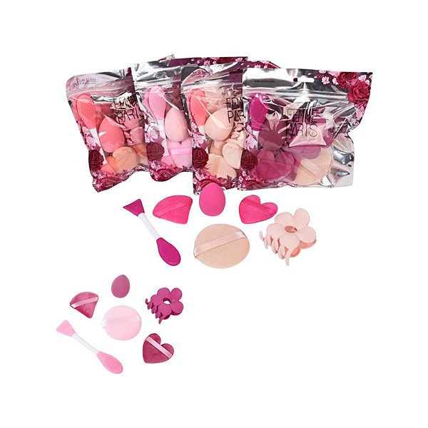 Kit de Esponja Para Maquiagem Femme Paris FM-3036