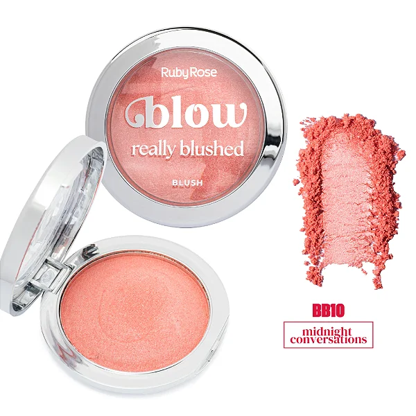 Blush compacto Baked Really Blushed Blow (Cor BB10) - Ruby Rose