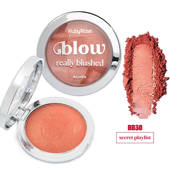 Blush compacto Baked Really Blushed Blow (Cor BB30) - Ruby Rose