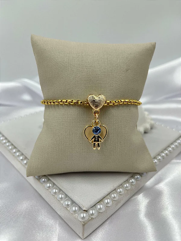 Pulseira Filhos Strass 1 Menino