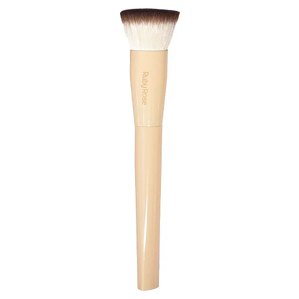 Pincel Kabuki Reto - Linha Glass Ruby Rose