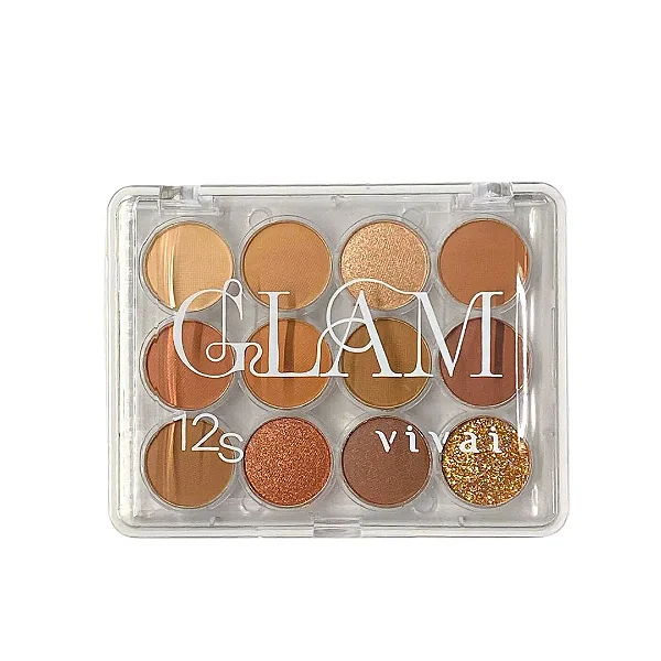 Paleta de Sombras Glam (Cor A) - Vivai