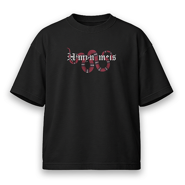 Camiseta Oversized Suedine - Kingsnake