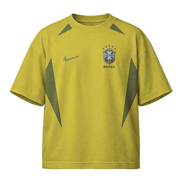Camiseta Oversized Algodão — 2002 HOME