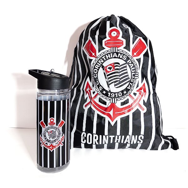 Garrafa 450ml C/ Mochila Tipo Saco - Times