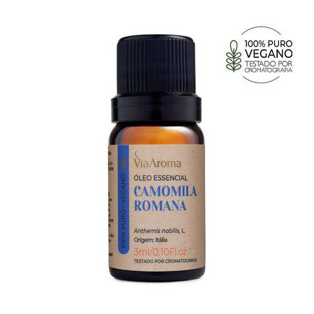 Oleo Essencial Camomila Romana 3ml - Via Aroma