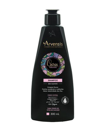 Shampoo Cachos Sem Sulfato 300ml - Arvensis