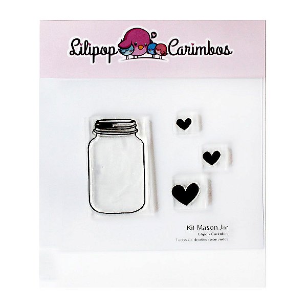 Kit de Carimbos Mason Jar - Lilipop