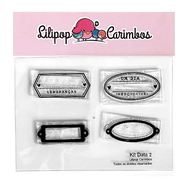 Kit de Carimbos Data 2 - Lilipop