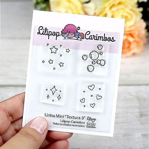 Kit de Carimbos Mini Textura 3 - Lilipop