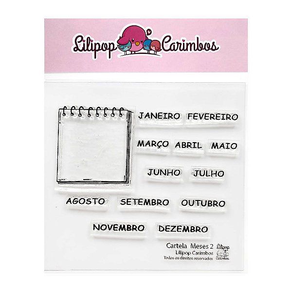 Kit de Carimbos Meses 2 - Lilipop