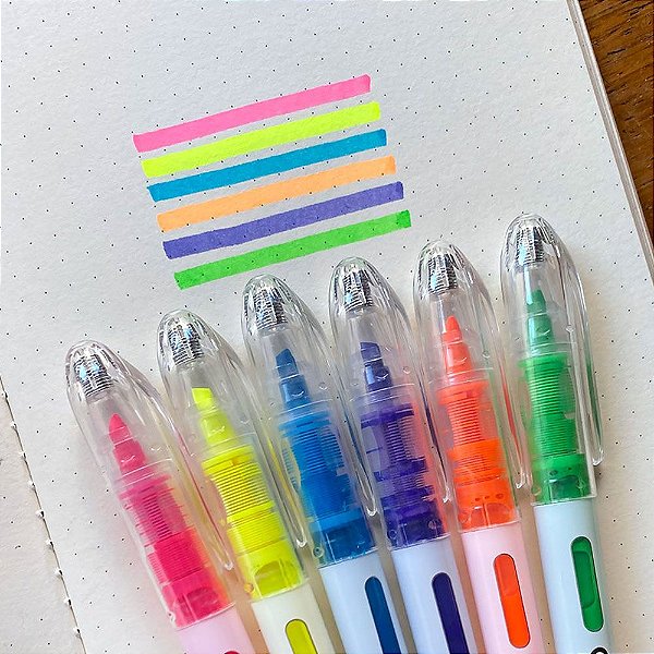 Marca Texto Líquido Neon Cis Lumini Ink Tinta Líquida