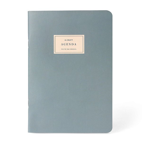Planner Não Datado Liso Denim Para Planner A.Craft Tamanho Padrão