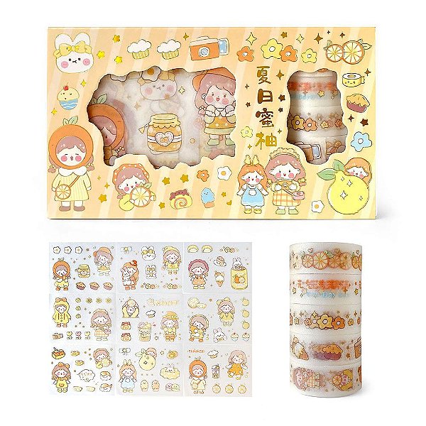 Kit de 9 adesivos + 5 deco tapes Season