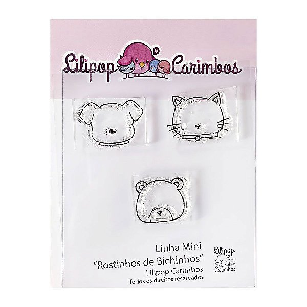Kit de Carimbos Rostinhos de Bichinhos - Lilipop