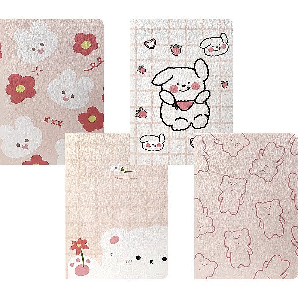 Caderno Brochura Pautado Médio Pink