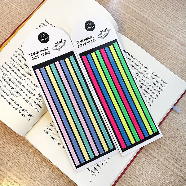 Marca Texto Adesivo em Fita Translúcido