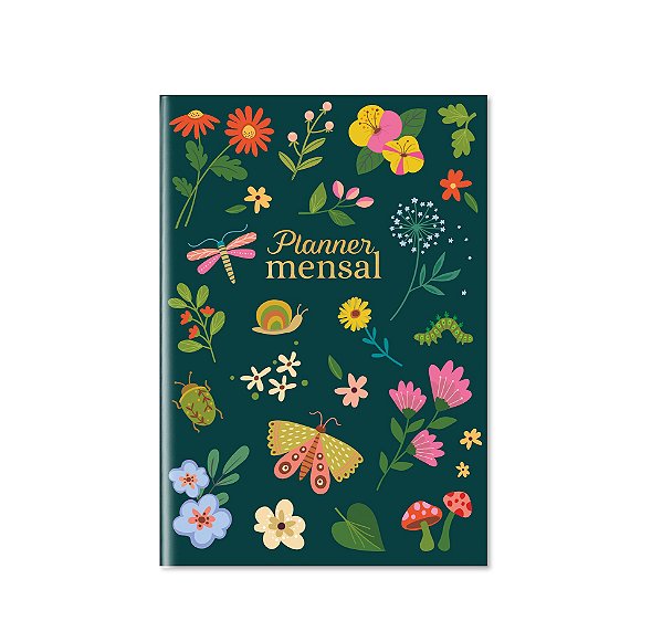 Mini Planner Mensal Jardim Encantado - Cartões Gigantes