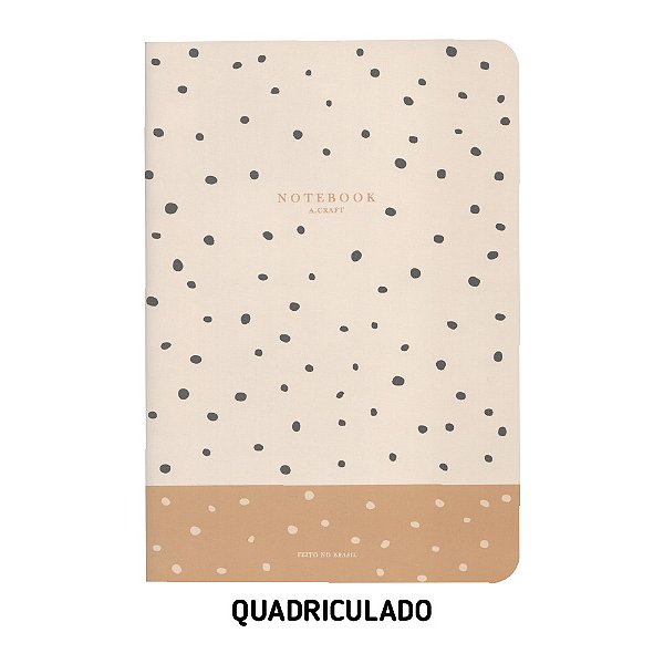 Caderno Quadriculado Flakes Para Planner A.Craft Tamanho Padrão