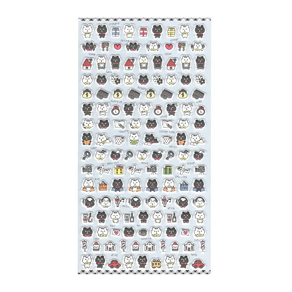 Adesivo Decorativo Puffy Ursinhos MW Seals Mind Wave