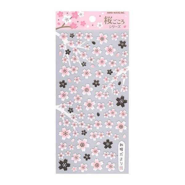 Adesivo Decorativo de Papel - Flores de Sakura Mind Wave