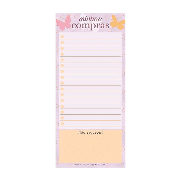 Bloco Destacável Com Imã Notepad Magnético Voar - Cartões Gigantes