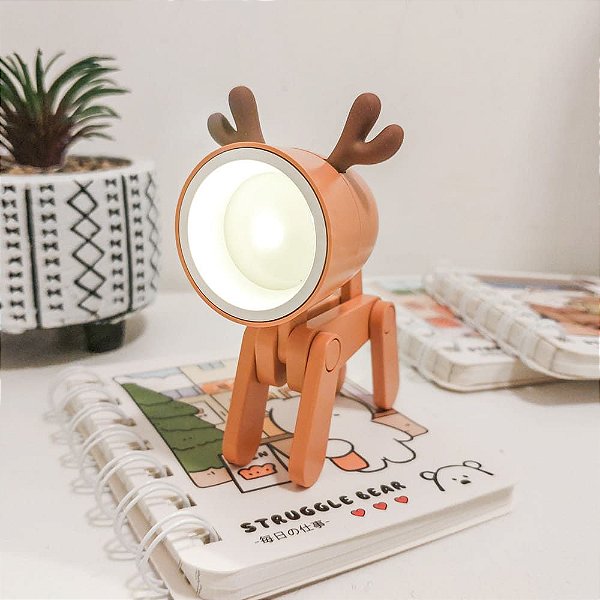 Mini Luminária Led Rena