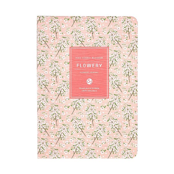 Agenda Permanente A5 (Não Datado) Planner Pink Cherry Blossom