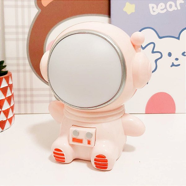 Luminária Portátil Astronauta Salmão