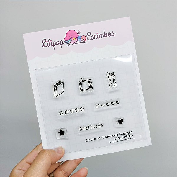 Kit de Carimbos M Estrelas de Avaliação - Lilipop