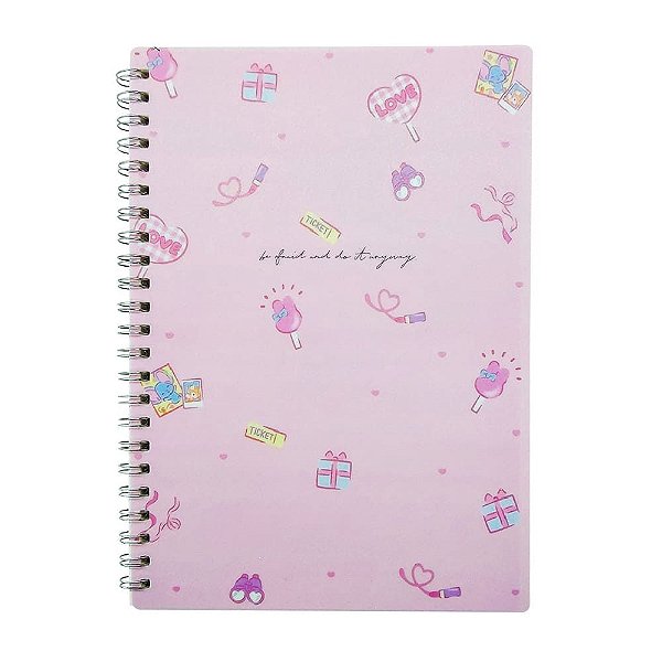 Caderno Espiral Pautado A5 Hello Kitty My Melody