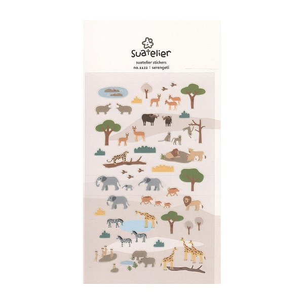Adesivo Divertido Transparente - Serengeti