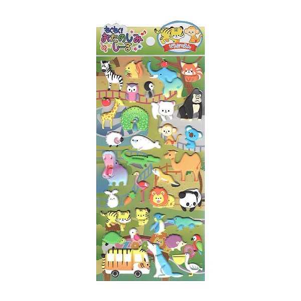 Adesivo Decorativo Puffy Zoo MW Seals Mind Wave
