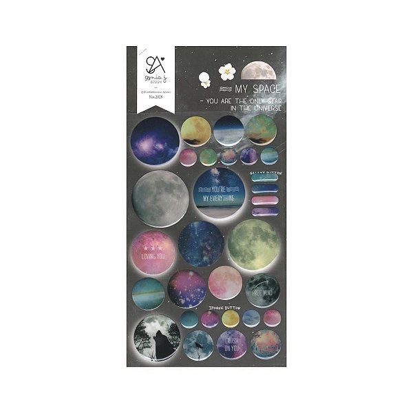 Adesivo Divertido Epoxy - My Space