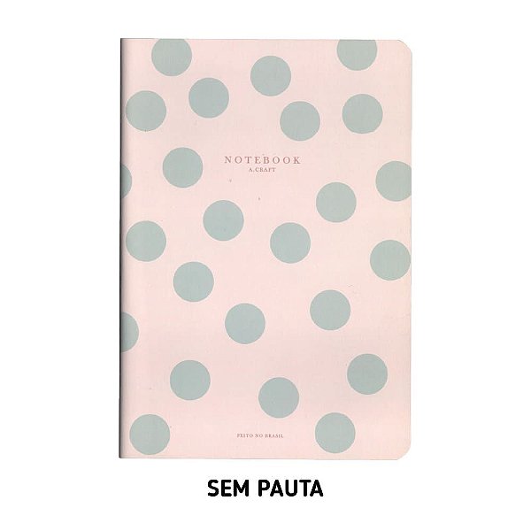 Caderno Sem Pauta Bubble Cream Para Planner A.Craft Tamanho Padrão