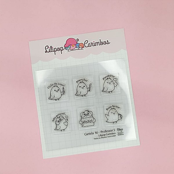 Kit de carimbos M professor 5